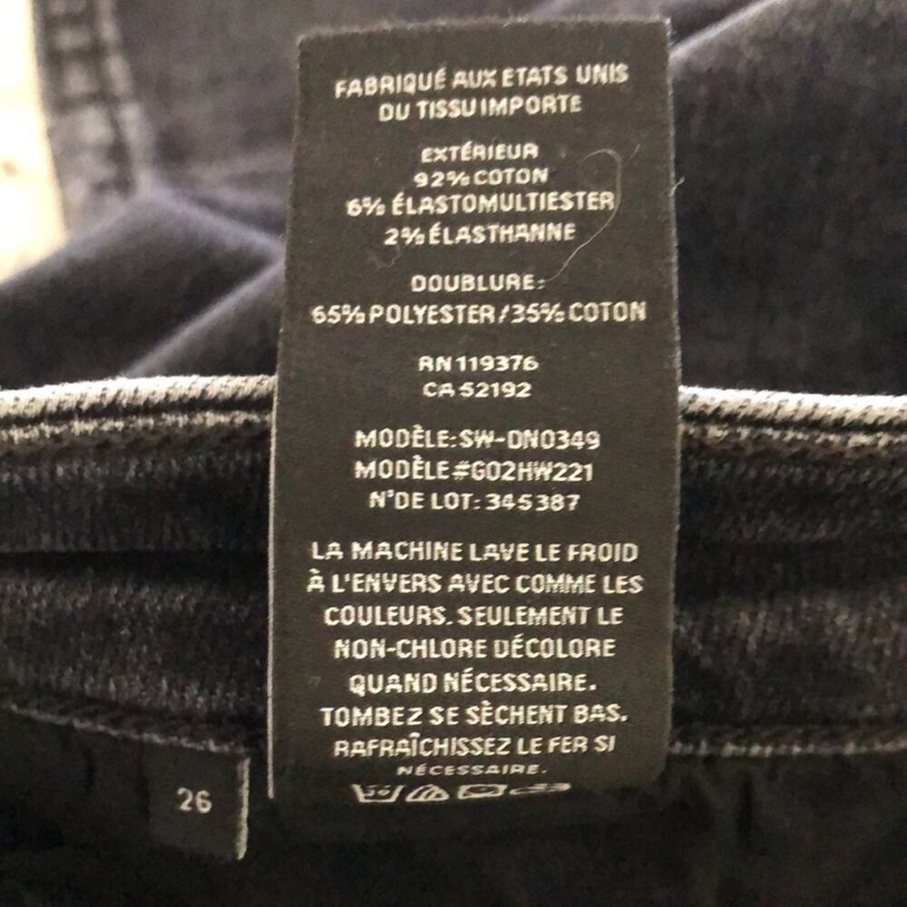 HELMUT Lang Cropped skinny flare jeans size 26 - Picture 4 of 15